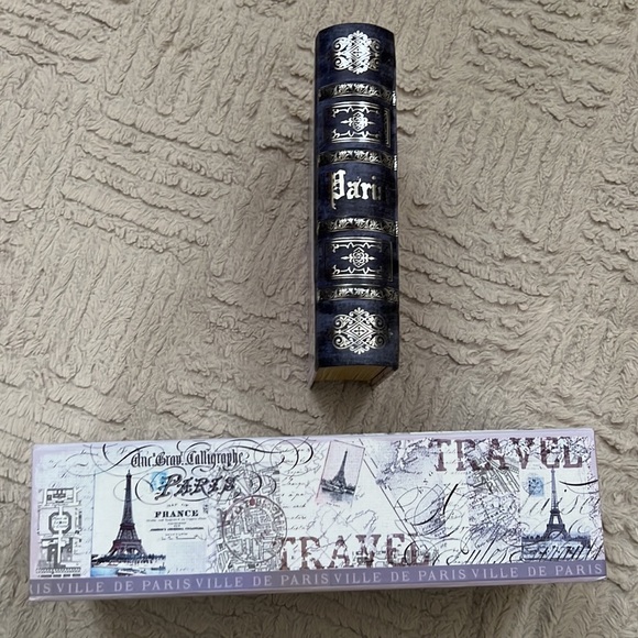 Paris decorative box decor storage, 2 piece, new condition - Picture 5 of 16